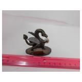 DRAGON HOLDING CRYSTAL FIGURINE