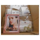 COSTUME JEWELRY EARRING BOX LOT - ASSORTED