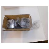 NEW 6 PACK ACRYLIC BROCHURE HOLDERS 4.3x3.3x7.7'