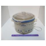 VINTAGE RIVAL STONEWARE CROCKPOT - GOOD WORKING