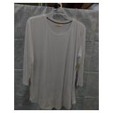 NEW WOMENS 3/4 SLEEVE TOP *2X *BOBBIE BROOKS