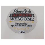 NEW RESIN GARDEN STONE / WALL PLAQUE *GRANDKIDS