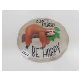 NEW RESIN GARDEN STONE / WALL PLAQUE *DON'T HURRY
