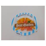 NEW RESIN GARDEN STONE / WALL PLAQUE *BEER GARDEN