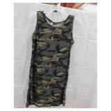 NEW WOMENS CAMO TANK SUNDRESS *L *BOBBIE BROOKS