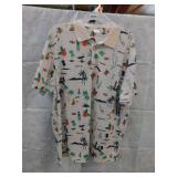 NEW MENS BEACH COLLAR SHIRT *XXL BY FRESTYLE