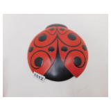 NEW RESIN GARDEN STONE / WALL PLAQUE *LADY BUG