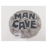 NEW RESIN GARDEN STONE / WALL PLAQUE *MAN CAVE