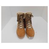 NEW WOMENS LEATHER BOOTS *LANDS END *SIZE 9B