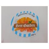 NEW RESIN GARDEN STONE / WALL PLAQUE *BEER GARDEN