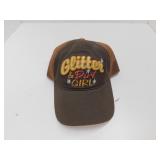 NEW CSI TRUCKER HAT *GLITTER DIRT GIRL *ADJUSTABLE