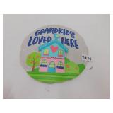 NEW RESIN GARDEN STONE / WALL PLAQUE *GRANDKIDS
