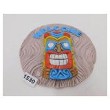 NEW RESIN GARDEN STONE / WALL PLAQUE *TIKI WELCOME