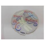 NEW RESIN GARDEN STONE / WALL PLAQUE *DRAGON FLY