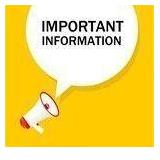 INFORMATION FOR PICK UP