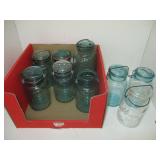 Ball Jars w/6 glass lids