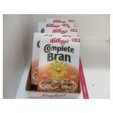 CEREAL LOT *KELLOGG'S COMPLETE BRAN