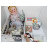 Vintage Toys -Doll, Dishes, Plush and More