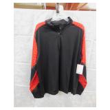 NEW MENS XL 1/4 ZIP WICKING SHIRT *SPORTS ILLUSTRA