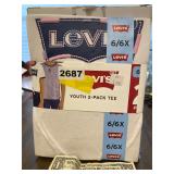 New Leviï¿½s youth 2 pack shirts size 6/6X