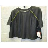 NEW ADULT 1X ATHLETIC CROP TOP - MESH