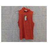 NEW WOMENS SM SLEEVELESS TURTLENECK *UNIVERSAL THR