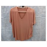 NEW WOMENS V NECK SOFT TEE *XL *A NEW DAY