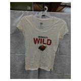 NEW WOMENS MEDIUM TEE *NHL MINNESOTA WILD
