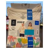 New Members Mark girls 2 pack shirts size 10/12