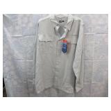 NEW MENS L VENTED FISHING SHIRT *HABIT