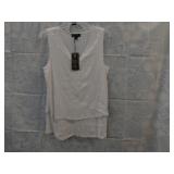 NEW WOMENS LAYERED SEQUIN TOP *MED *DG2