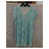 WOMENS SMALL PAJAMA DRESS *MISS ELAINE