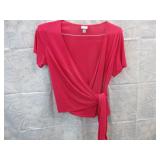 WOMENS SMALL CASUAL DRESS WRAP TOP *S *A NEW DAY