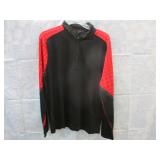 NEW ADULT M 1/4 ZIP WICKING TOP *SPORTS ILLUSTRATE