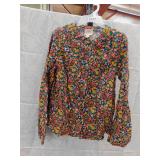 NEW WOMENS PETITE XS FLORAL TOP *ST JOHN'S BAY