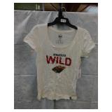 NEW WOMENS MEDIUM TEE *NHL MINNESOTA WILD