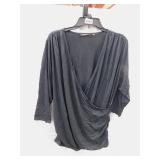 WOMENS 1X TUMMY ROUGE CASUAL DRESS TOP *IMAN