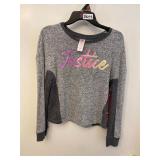 New Justice girls long sleeve shirt size 6/7