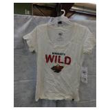 NEW WOMENS MEDIUM TEE *NHL MINNESOTA WILD