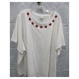 4X - NEW WOMENS TEE - HEARTS - A NEW DAY