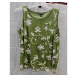 WOMENS LARGE CASUAL DRESS TANK *NINA LEONARD