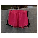 WOMENS PINK ATHLETIC SHORTS *LARGE *ZONE PRO