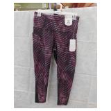 NEW WOMENS HIGH RISE LEGGING *PETITE MED *XERSION