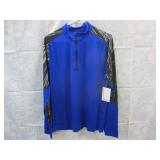 NEW ADULT M 1/4 ZIP WICKING TOP *SPORTS ILLUSTRATE