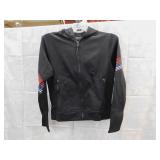 NEW WOMENS SMALL THERMAL ZIP UP HOODIE *SPORTS ILL