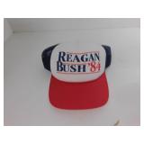 VINTAGE TRUCKER PRESIDENTIAL HAT * REAGAN BUSH '84