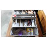 FISHING TACKLE BOX & CONTENTS