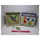 Nice Vintage 1968 Kohner Headache Game complete