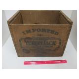 VINTAGE WOODEN CRATE *IMPORTED YUKON JACK