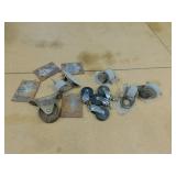 CASTER WHEEL & MOUNTING BRACKET LOT